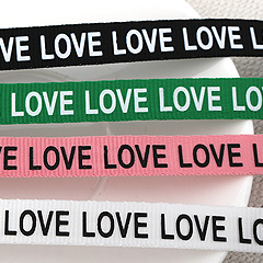 [Y-60-02]Ʈ LOVE 10mm ,1yd(90cm)