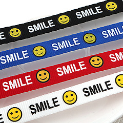 [Y-60-04]Ʈ SMILE 10mm ,1yd(90cm)